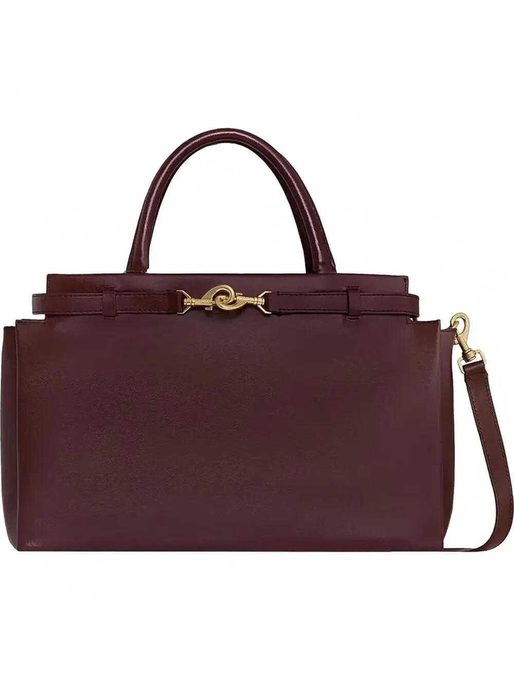 Rebecca Minkoff Insider Leather Crossbody Shoulder Bag Port NWT